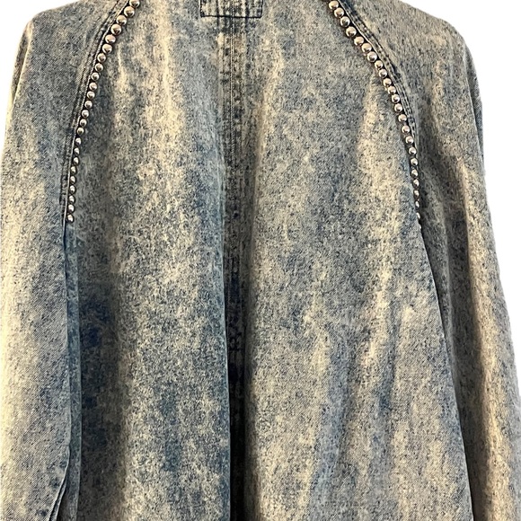 Women’s Studded Jean Jacket 1980s - Picture 6 of 13